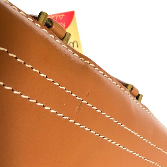 Vintage Leather Briefcase Doctor Bag New w Defects - Picture 10 of 14